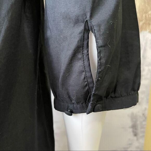 Banana Republic Black Empire Waist 3/4 Sleeve Dress - Picture 6 of 6